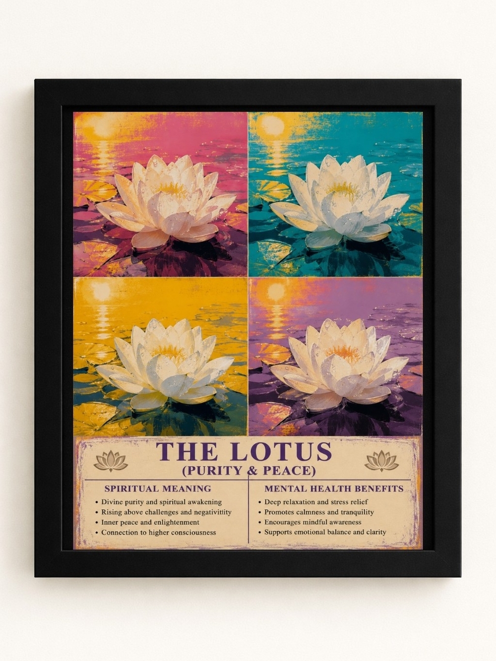 The Lotus A.I. Art Print 8x10 Frame